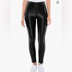 American apparel small black disco pants